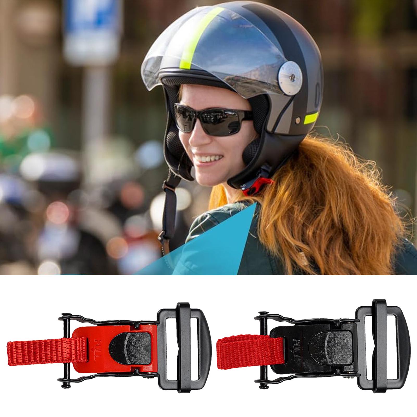 Quick Release Buckle Motorcycle Helmet - Motorhelmen met snelontgrendelingsgesp, dubbele D-gesp, veilige