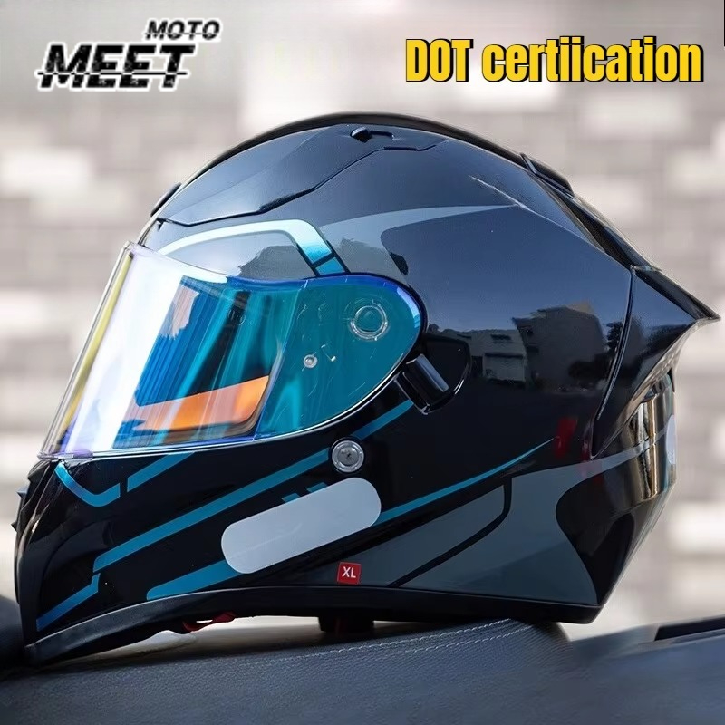 Modular Flip Up Motorcycle Helmet Dot Approved - VOOR TORC T18 Motorhelmen Dubbele Vizieren