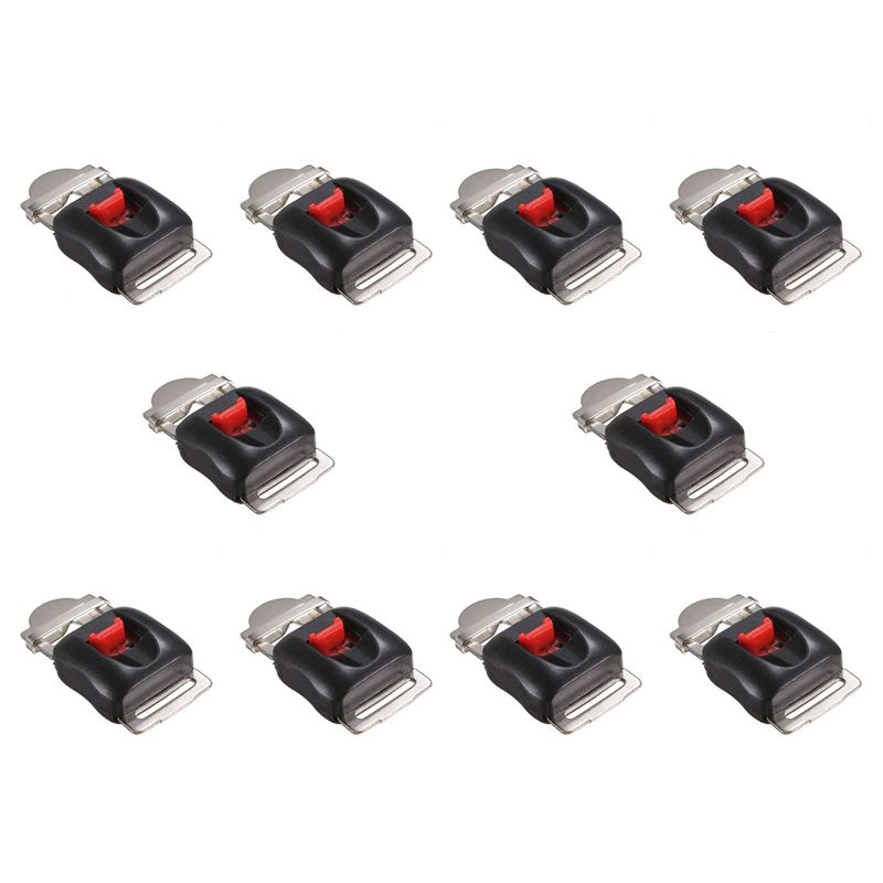 Quick Release Buckle Motorcycle Helmet - Stabiliseer 10X universele motorhelmen Clip Strap