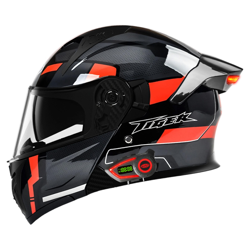 LED Intelligentie Achterlicht  - Full Face Motorcycle Helmet With Bluetooth recensie en prijs