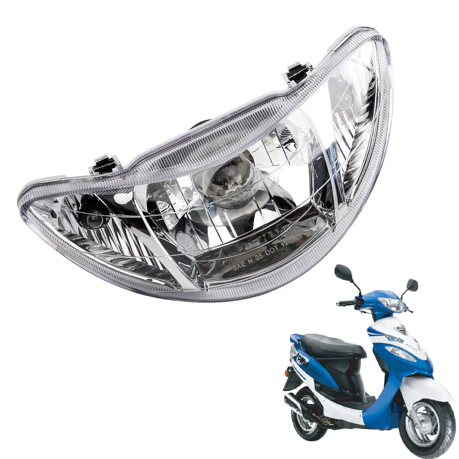 Motorfiets Koplamp Benteng Lam - Scooter Parts recensie en prijs