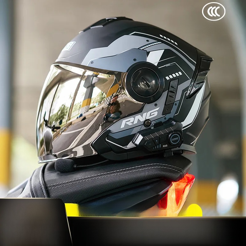 Motorfiets 3/4 helm met Blueto - Full Face Motorcycle Helmet With Bluetooth recensie en prijs