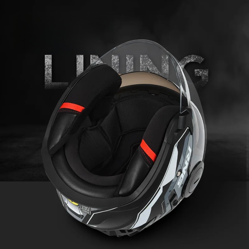Motorfiets 3/4 helm met Blueto - Full Face Motorcycle Helmet With Bluetooth recensie en prijs