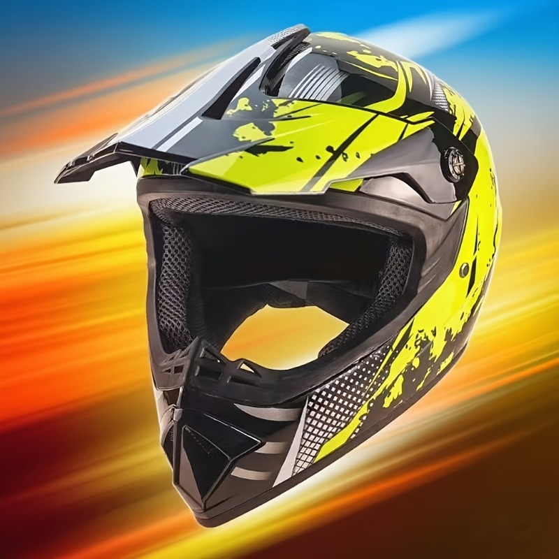 Crossmotorhelmset, off-road mo - Off Road Motocross Helmet Goggles Set recensie en prijs