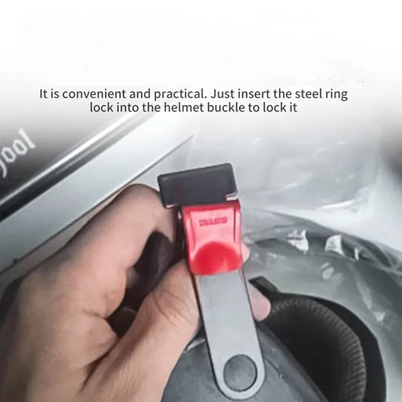 1 paar anti-diefstal motorhelm - Quick Release Buckle Motorcycle Helmet recensie en prijs