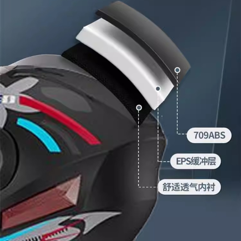 Veiligheid Downhill Flip Up He - Full Face Motorcycle Helmet With Bluetooth recensie en prijs