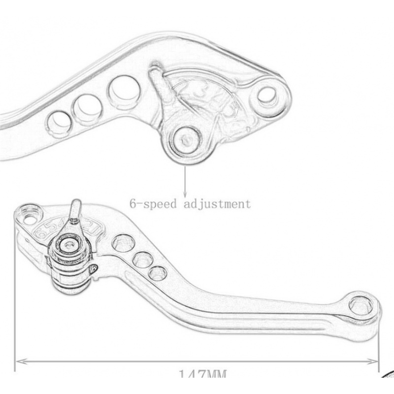 Voor Kawasaki Versys 650 Versy - Cnc Aluminum Adjustable Brake Clutch Levers recensie en prijs