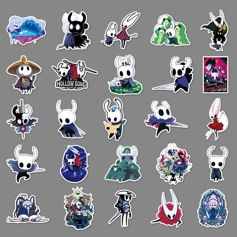 Hollow Knight 50 stuks sticker - Atv Parts recensie en prijs