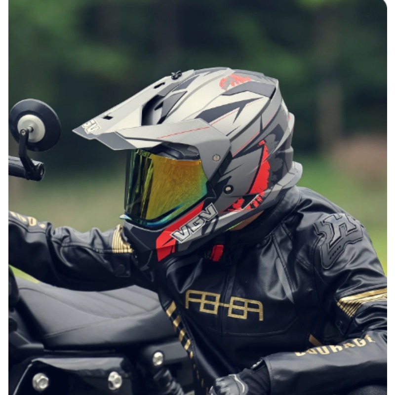 VGV Motocross ECE DOT gecertif - Full Face Motorcycle Helmet With Bluetooth recensie en prijs