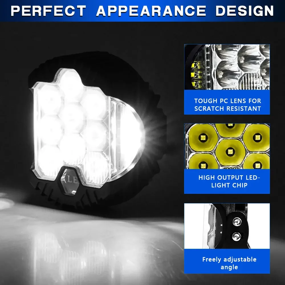 3Inch Led Zoekbalk Wok Licht G - Universal Motorcycle Led Headlight Projector recensie en prijs