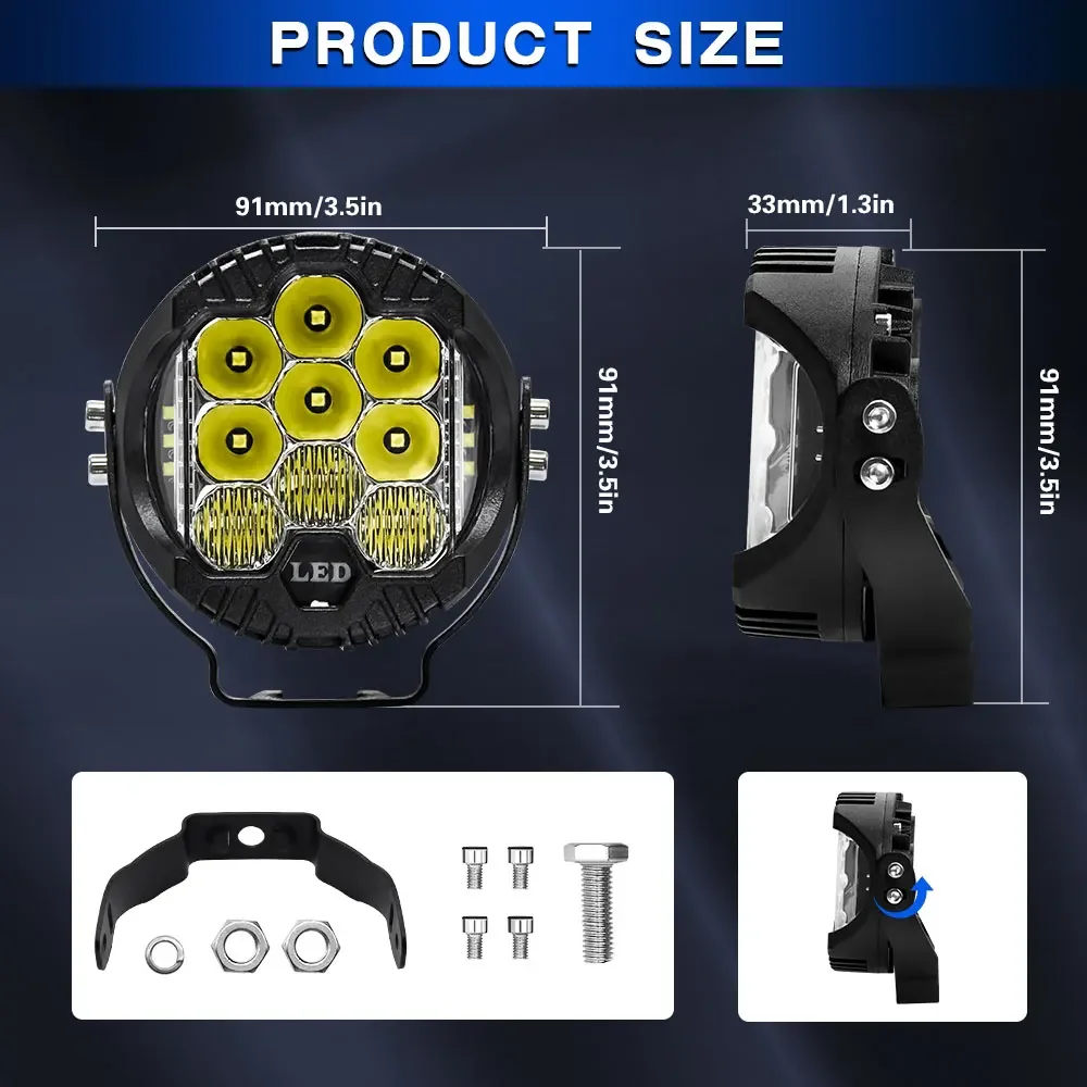 3Inch Led Zoekbalk Wok Licht G - Universal Motorcycle Led Headlight Projector recensie en prijs