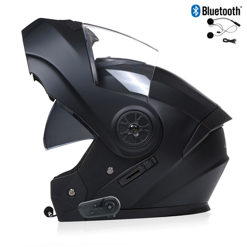 Bluetooth Motor Integraalhelm  - Modular Flip Up Motorcycle Helmet Dot Approved recensie en prijs