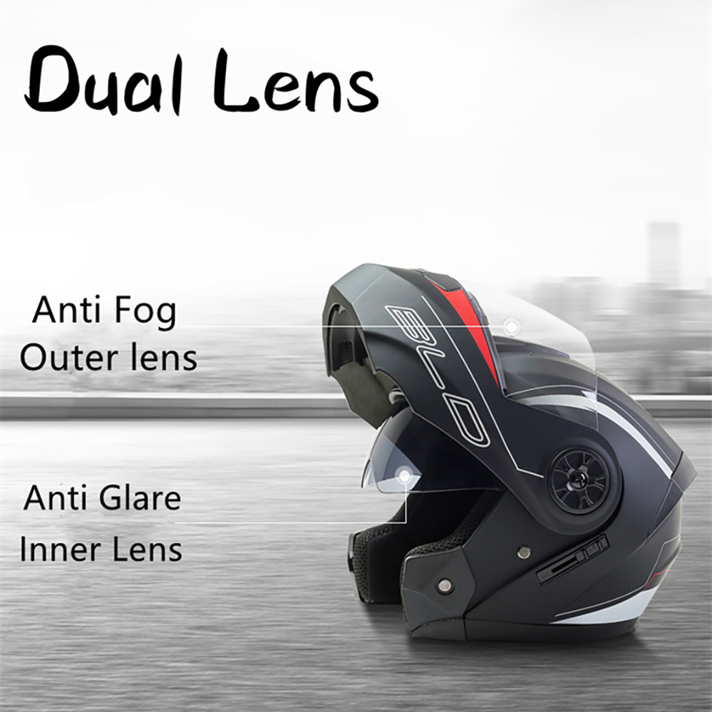 Bluetooth Motor Integraalhelm  - Modular Flip Up Motorcycle Helmet Dot Approved recensie en prijs