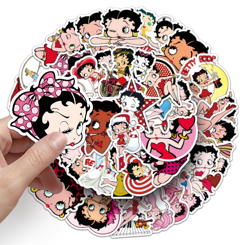 Betty Boop 50 stickers met hog - Atv Parts recensie en prijs