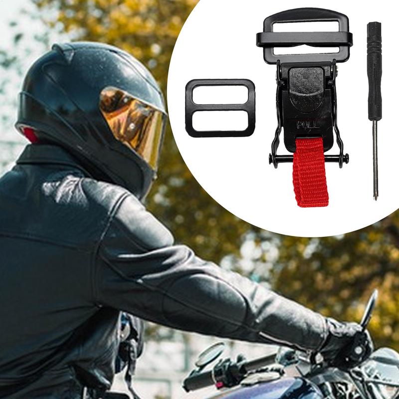 Motorhelmgesp Kunststof en alu - Quick Release Buckle Motorcycle Helmet recensie en prijs